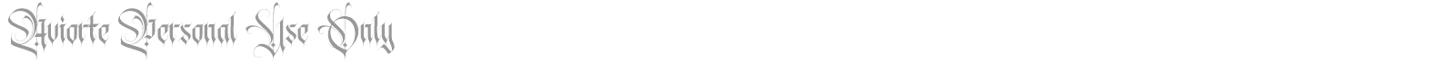 Aviorte font preview